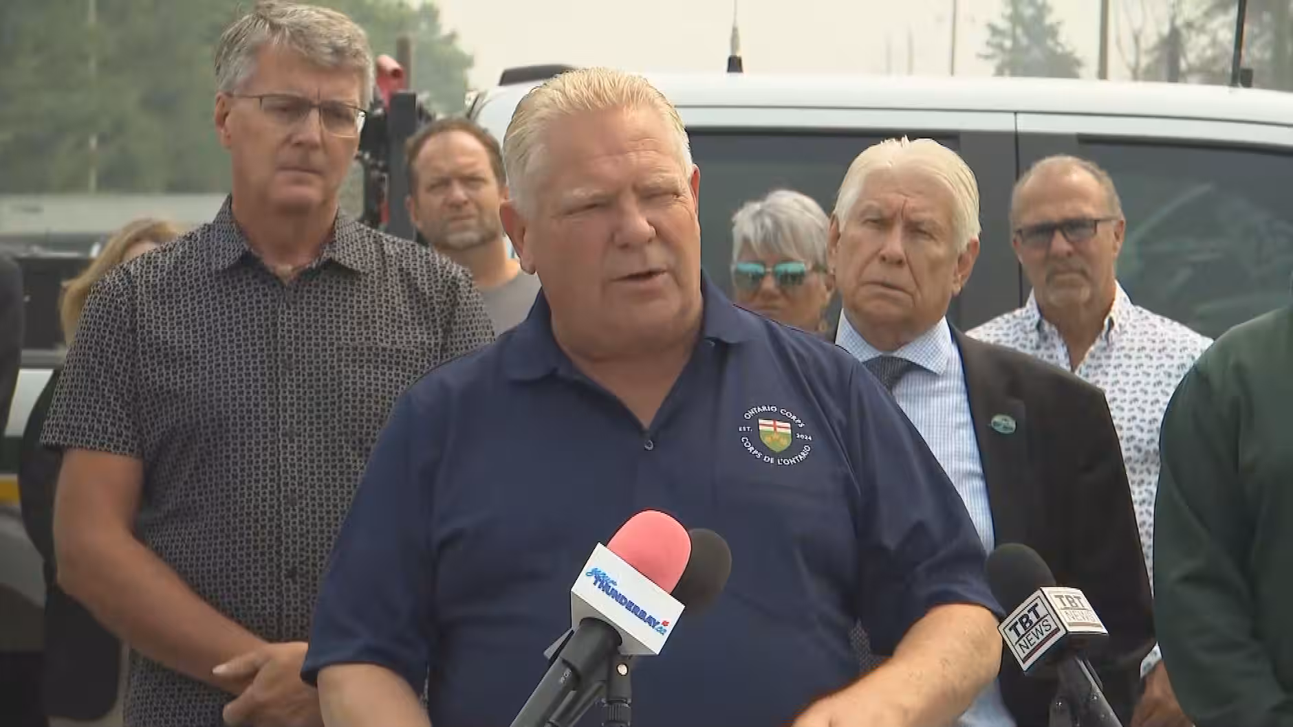 Doug Ford vivement critiqué aux États-Unis après son appel à l’aide contre les feux de forêt