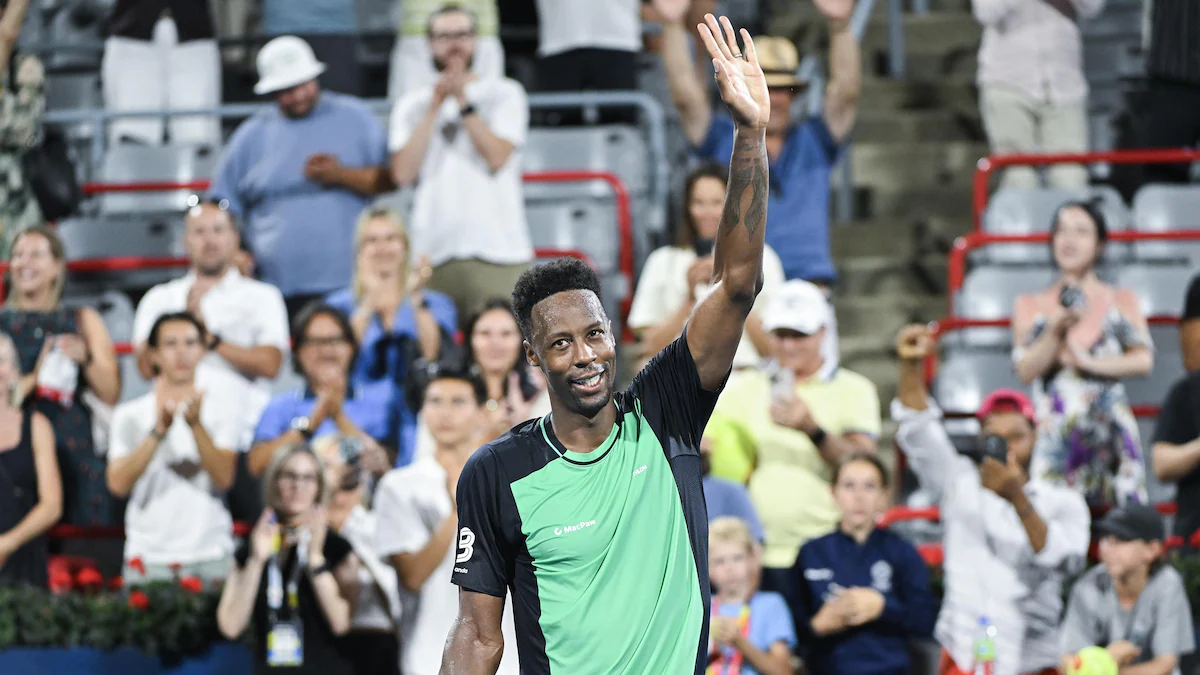 Après 15 participations au Masters 1000 canadien, Gaël Monfils fait ses adieux à Montréal.  Photo : La Presse canadienne / Graham Hughes