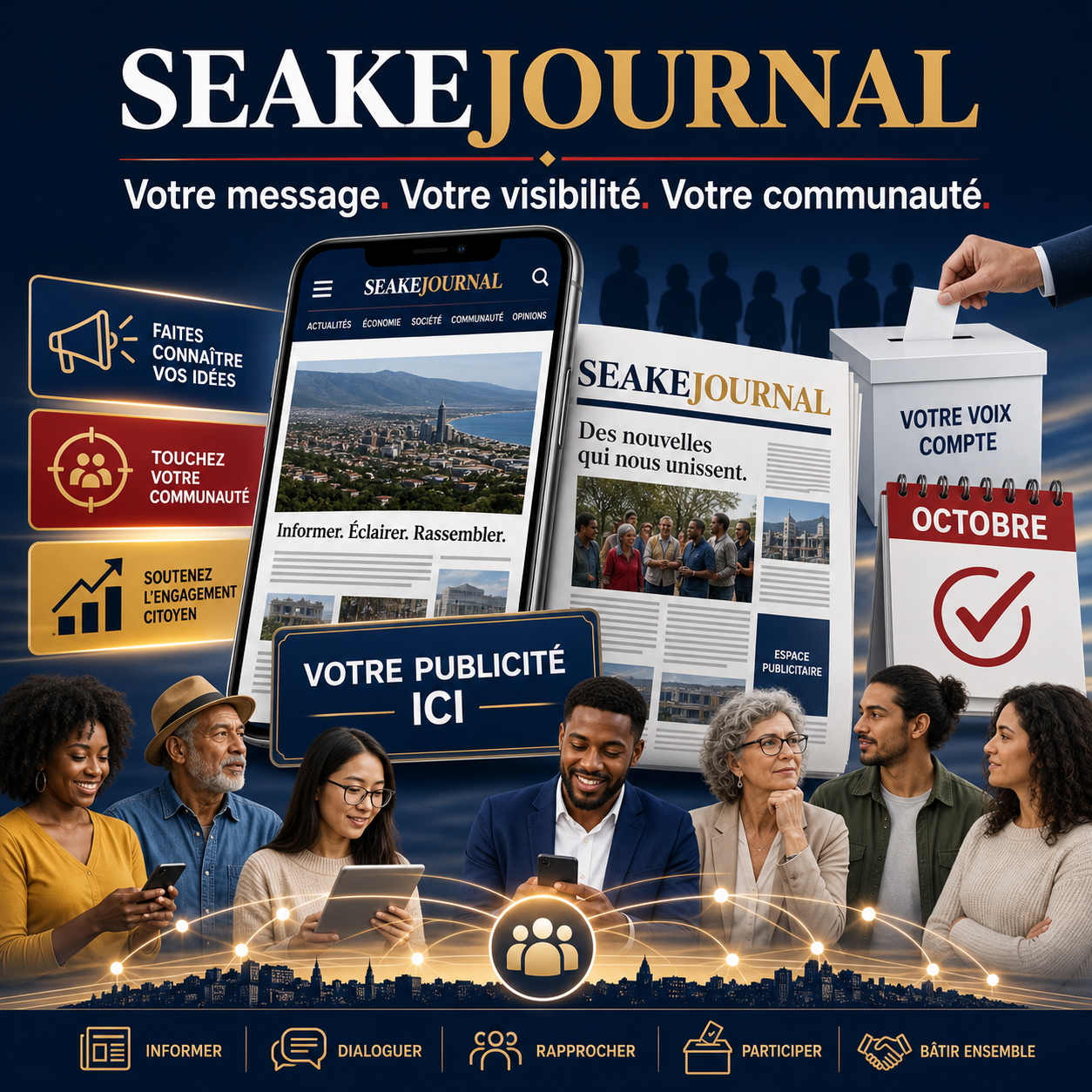 SEAKEJOURNAL — Faites rayonner votre message